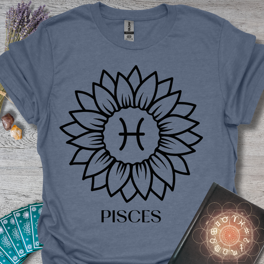 Pisces Sunflower T-Shirt