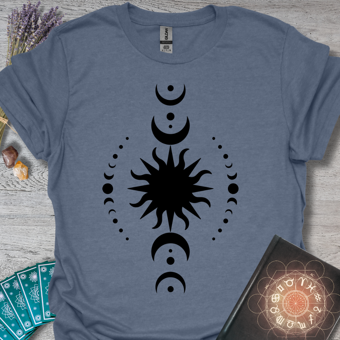 Sun and Moon Phases T-Shirt