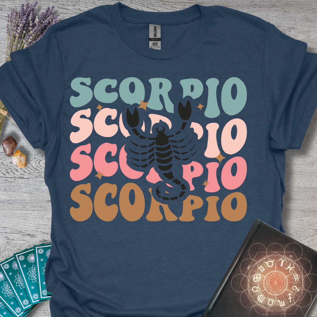 Retro Scorpio Vibes T-Shirt