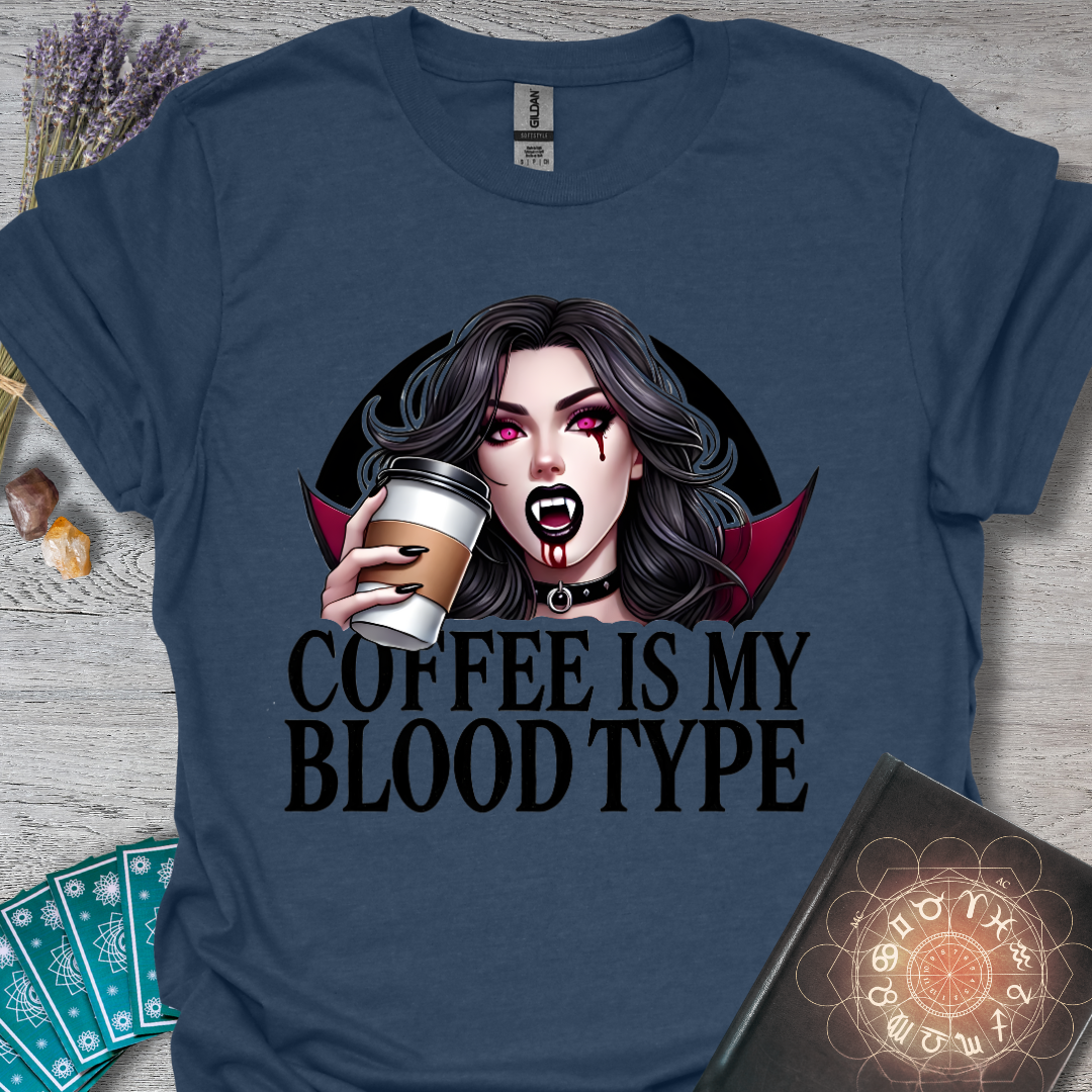 Coffee Is My Blood Type T-Shirt