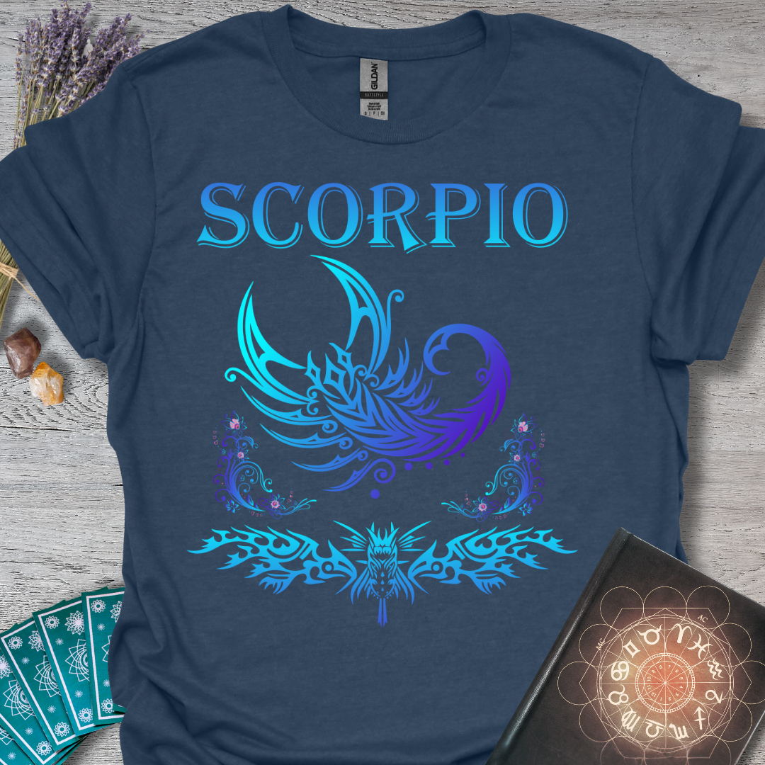 Flower Tribal Scorpio T-Shirt