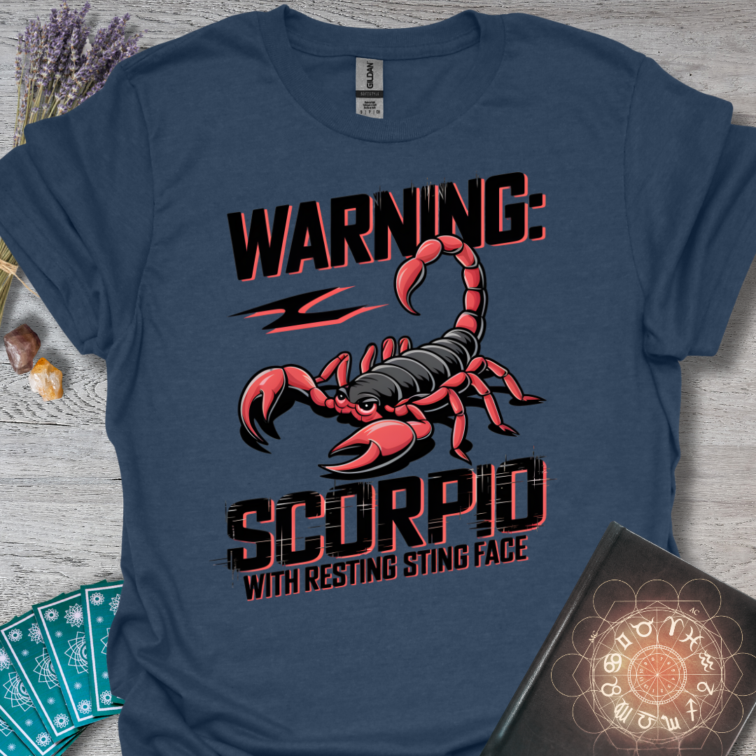 Scorpio Resting Sting Face T-Shirt