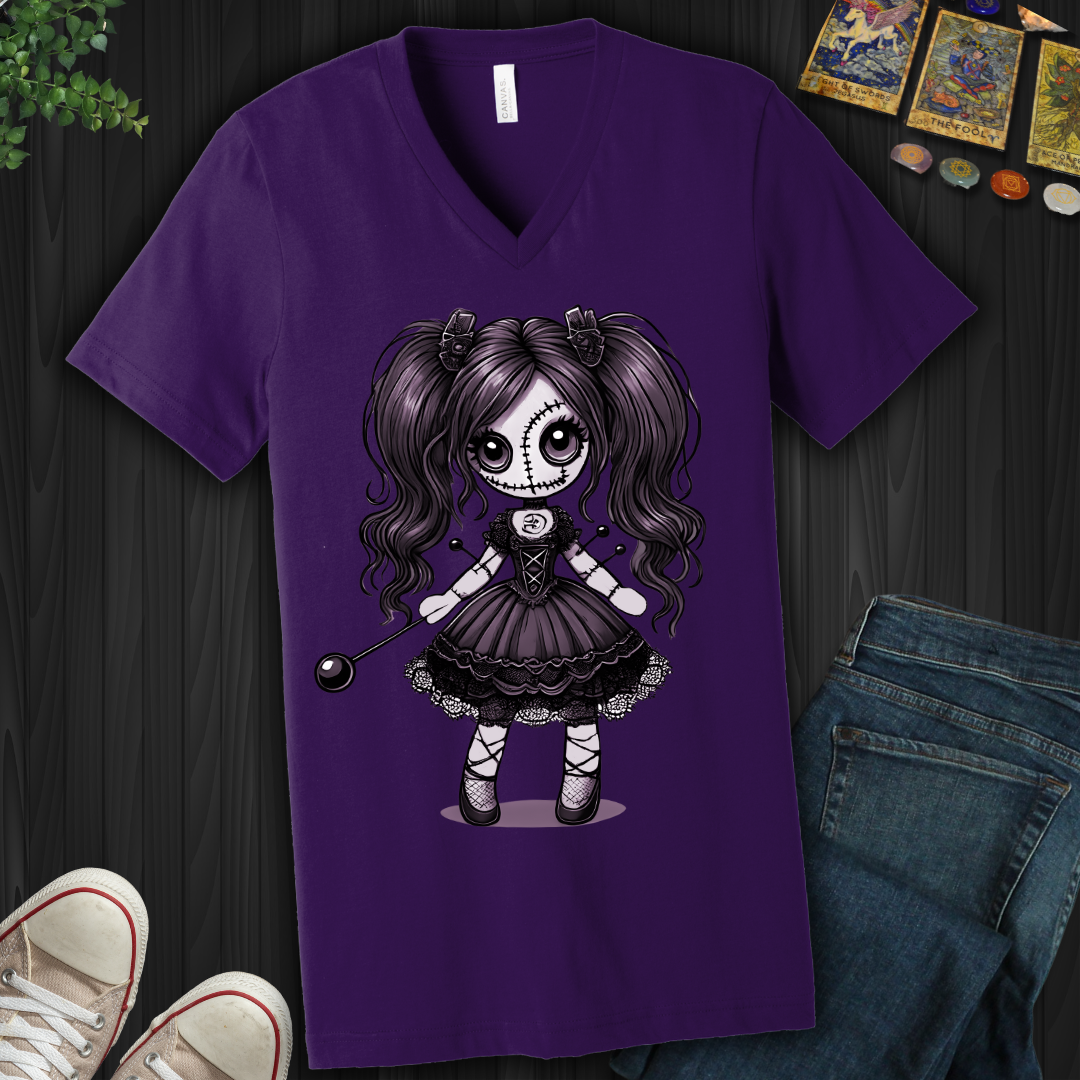 Pin Me Pretty  V-Neck Tee