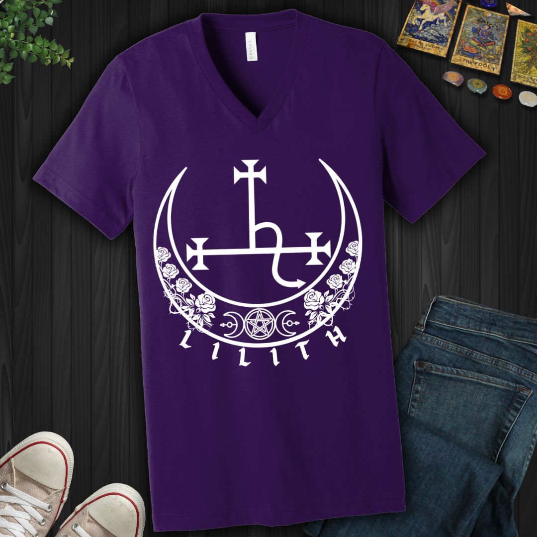 Lilith's Shadow Mark V-Neck Tee