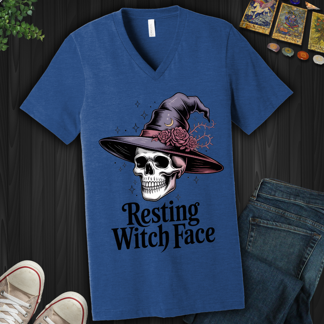 Resting Witch Face V-Neck Tee