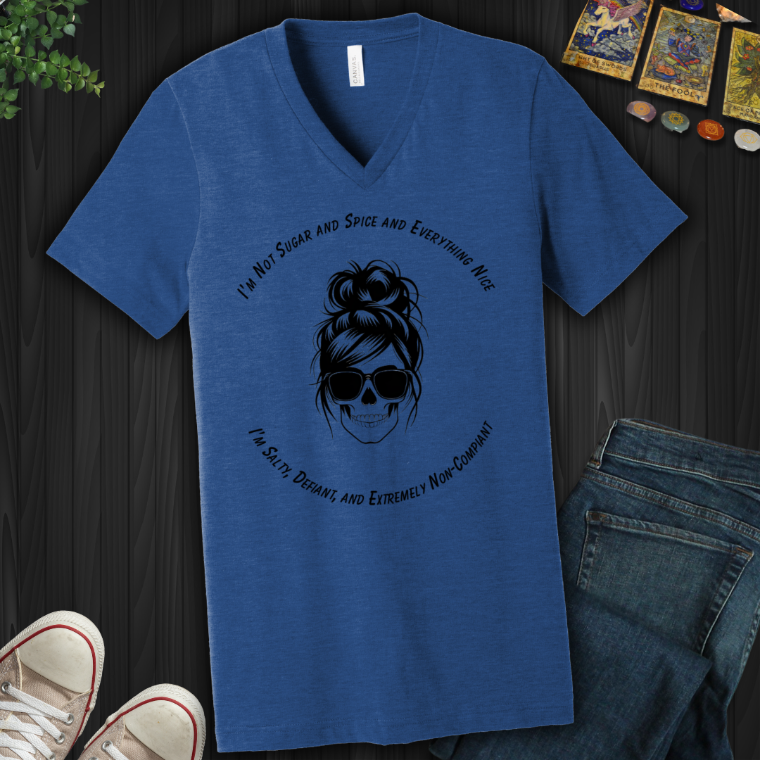 Rebel Chic  V-Neck Tee