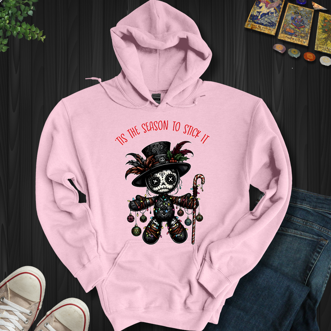 Tis The Season Voodoo Doll Hooded Sweatshirt