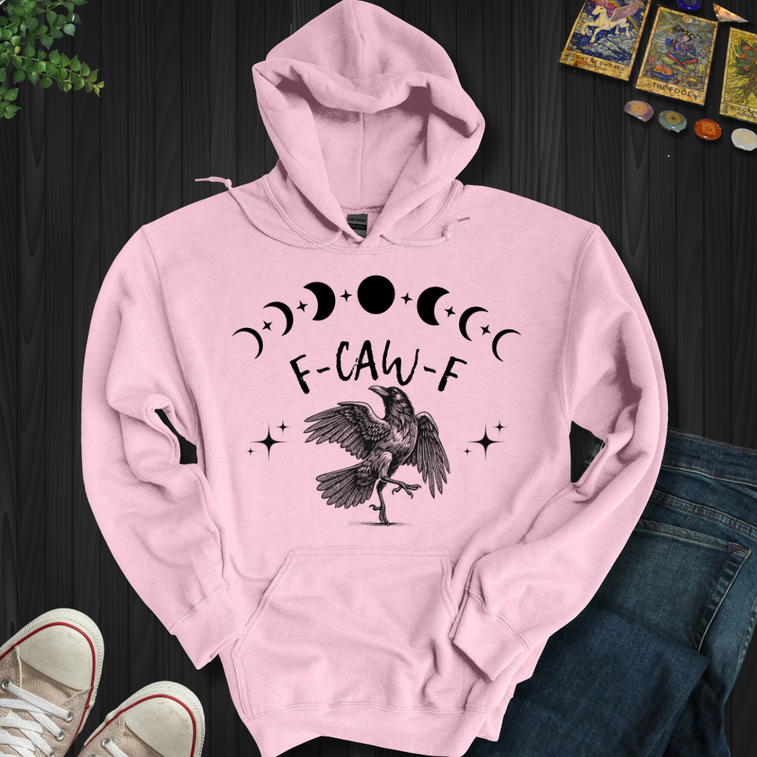 Gothically Yours: Raven in Rebellion Hooded Sweatshirt