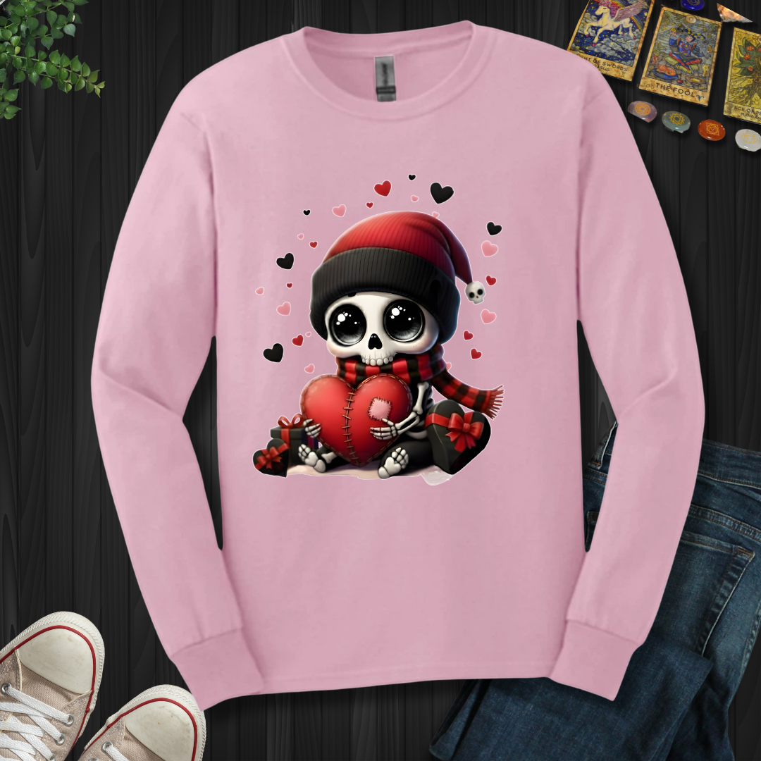 Dead Cute For Valentines Long Sleeve Tee