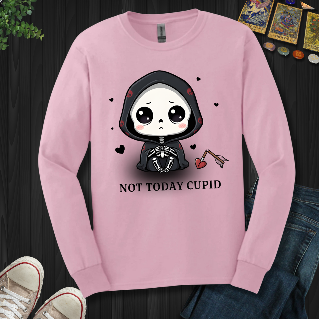 Not Today Cupid Long Sleeve Tee