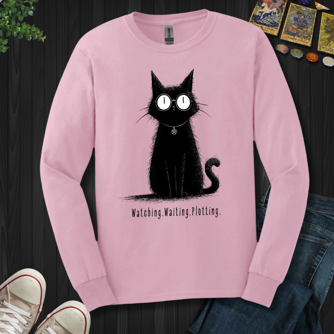 Watching. Waiting. Plotting Long Sleeve Tee