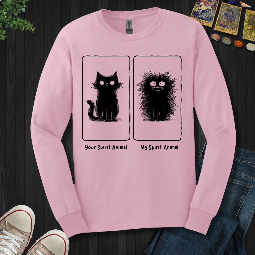 Your Spirit Animal vs. My Spirit Animal Long Sleeve Tee