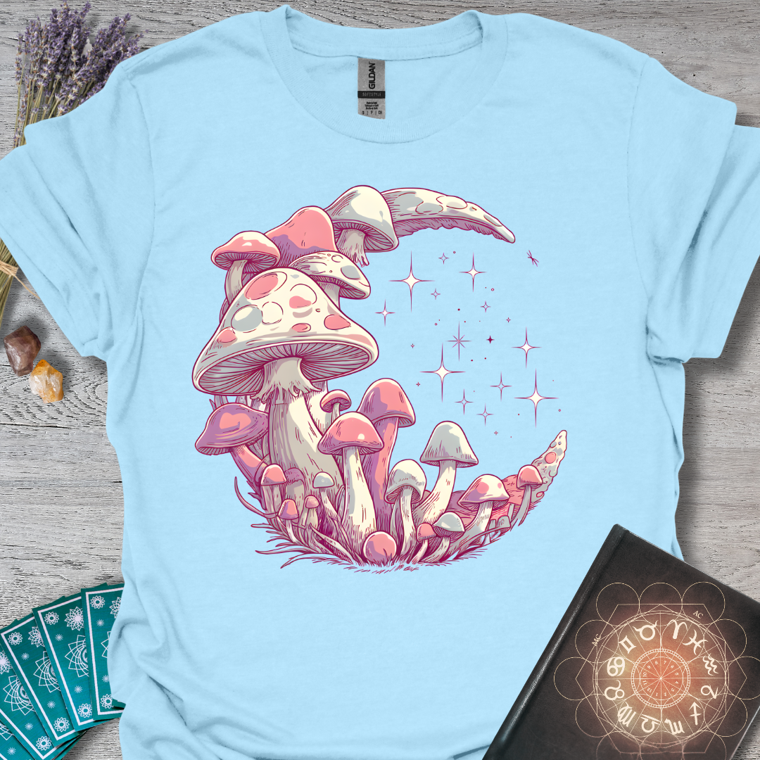Enchanted Mushroom Crescent T-Shirt