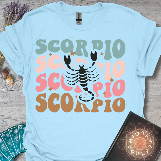 Retro Scorpio Vibes T-Shirt