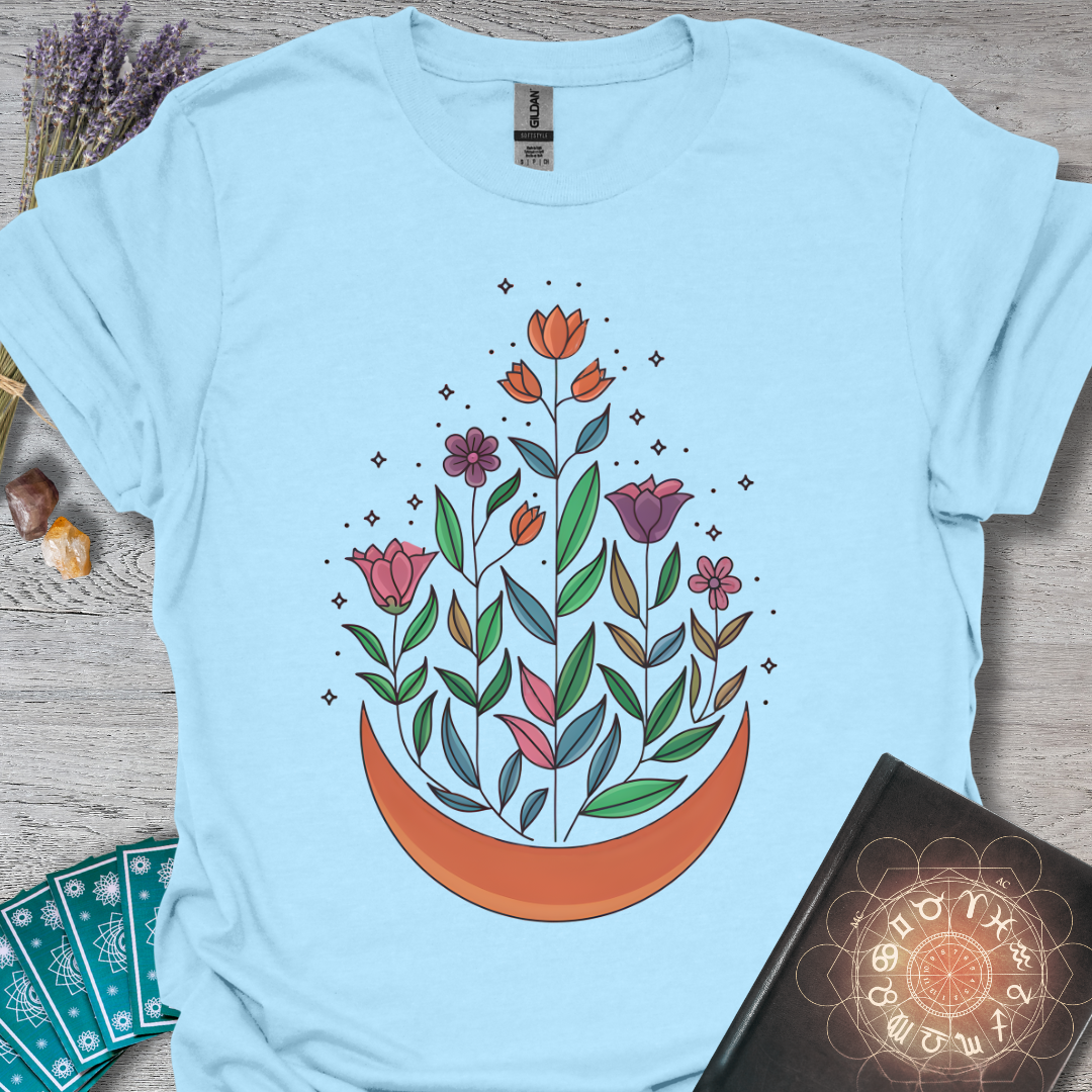 Floral Moonrise T-Shirt
