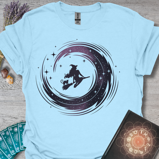 Cosmic Swirling Witch T-Shirt