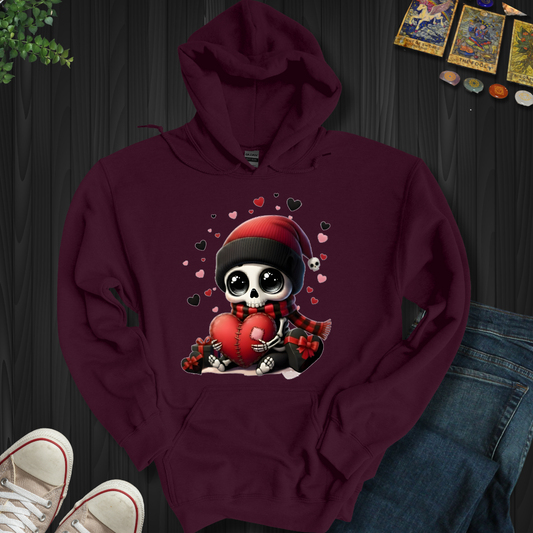 Dead Cute For Valentines Hooded Sweatshirt