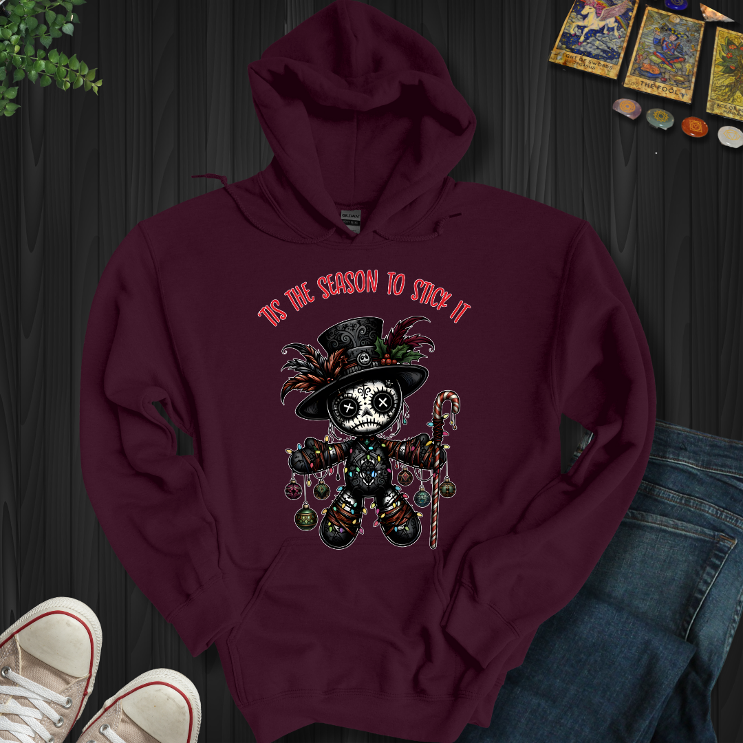 Tis The Season Voodoo Doll Hooded Sweatshirt
