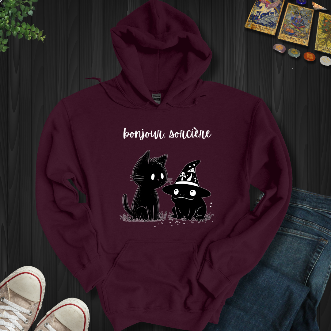 Bonjour Sorcier Hooded Sweatshirt