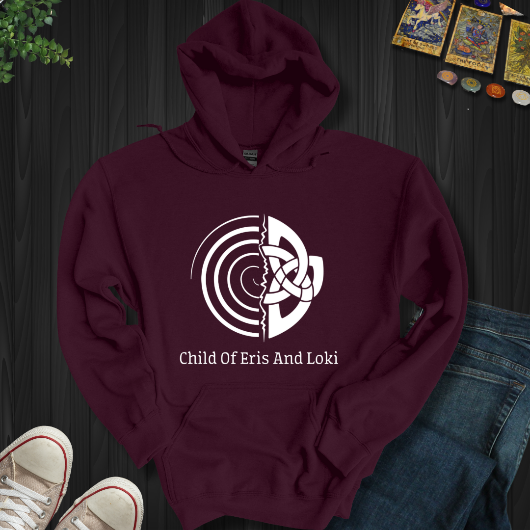 Child Of Eris And Loki Hooded Sweatshirt