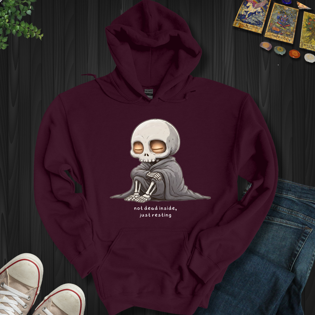Just Resting Hooded Sweatshirt