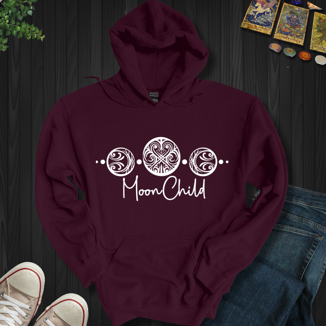 Triple Moon Goddess Hooded Sweatshirt