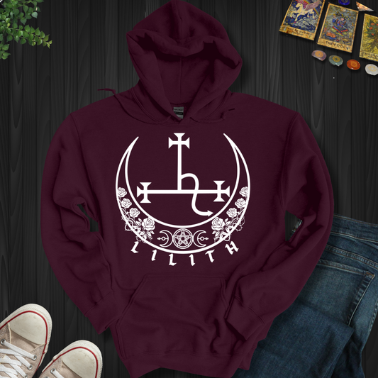 Lilith's Midnight Sigil Hooded Sweatshirt