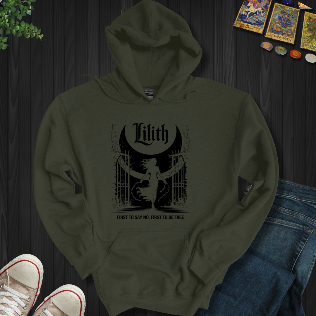 Lilith, First To Say No Hooded Sweatshirt