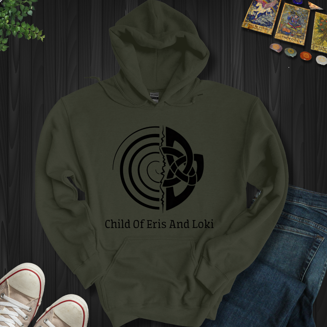Child Of Eris And Loki Hooded Sweatshirt