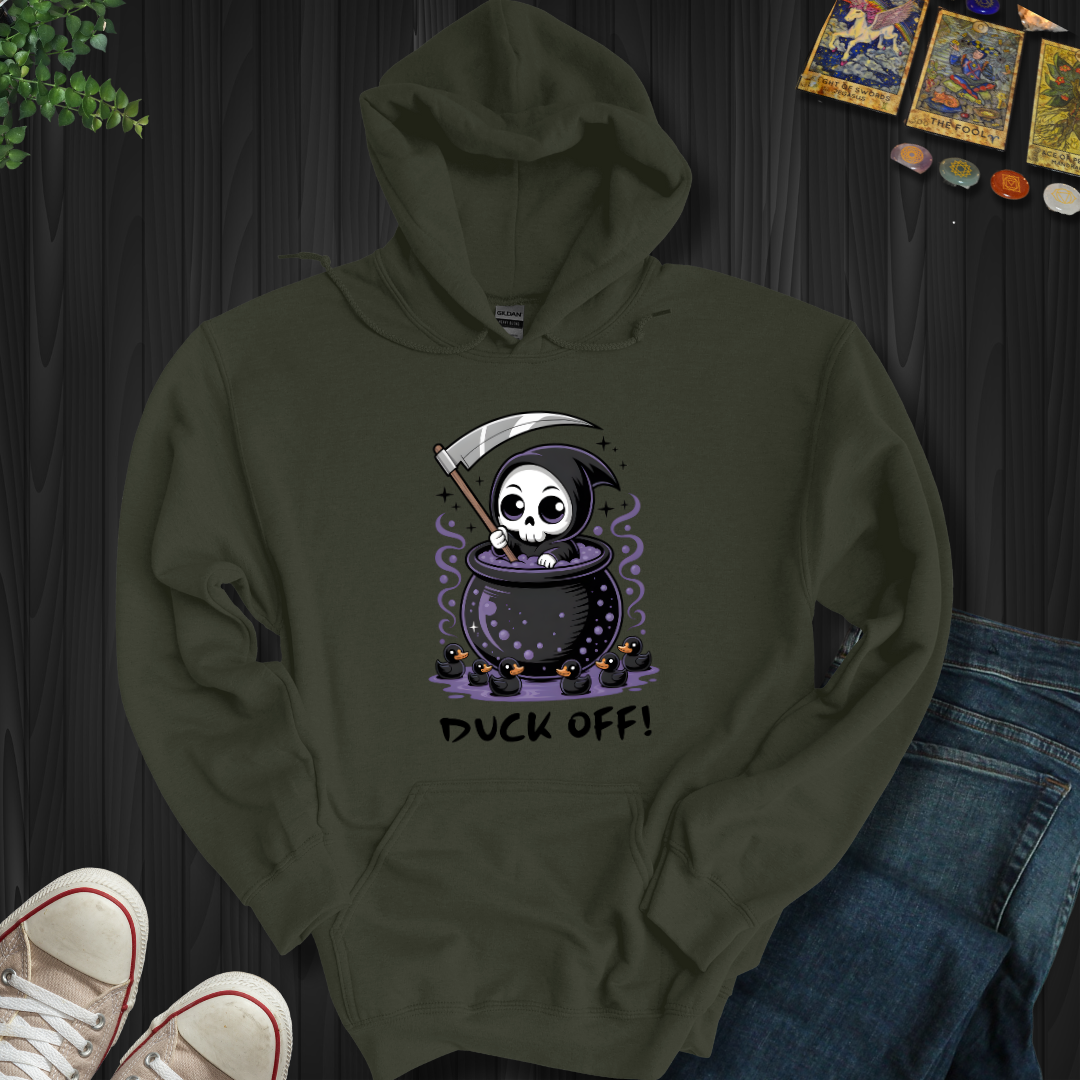 Duck Off  Hooded Sweatshirt