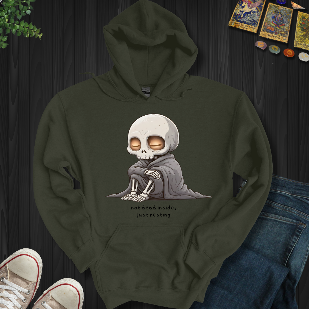Just Resting Hooded Sweatshirt