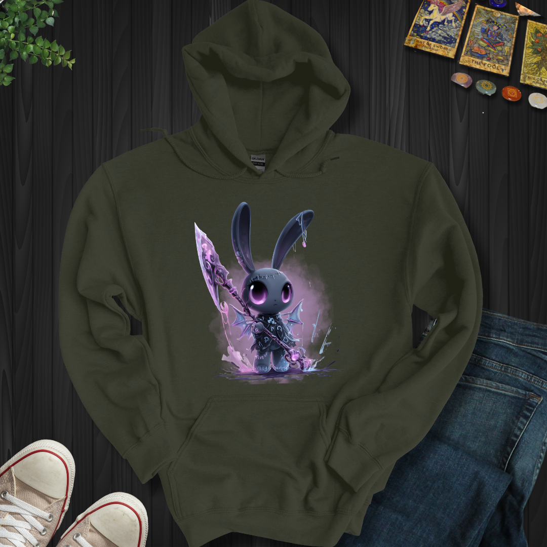 Warrior Bunny Hooded Sweatshirt