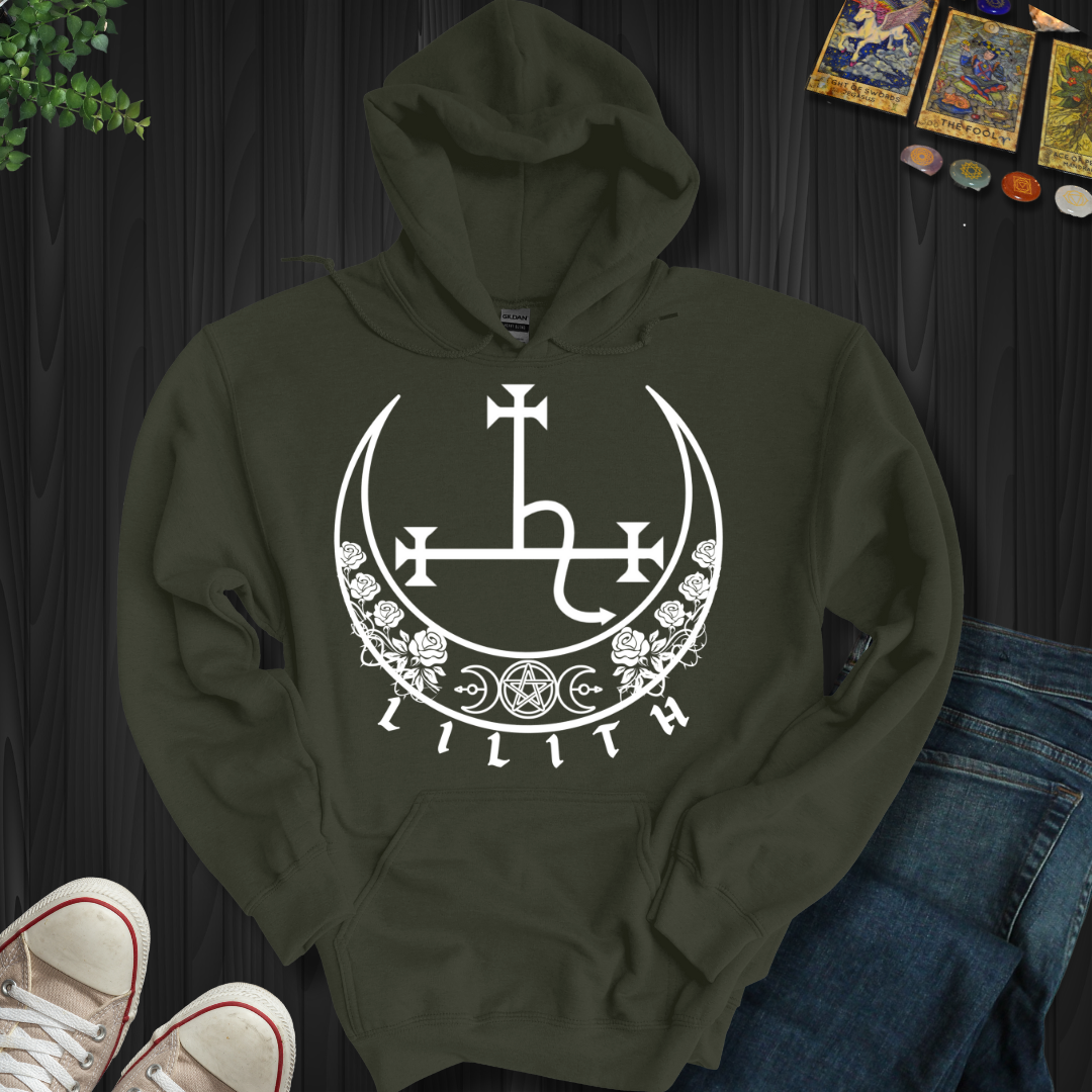 Lilith's Midnight Sigil Hooded Sweatshirt