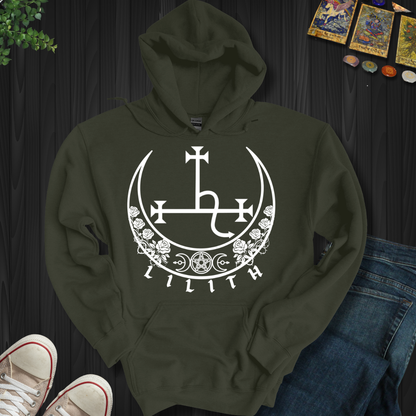 Lilith's Midnight Sigil Hooded Sweatshirt