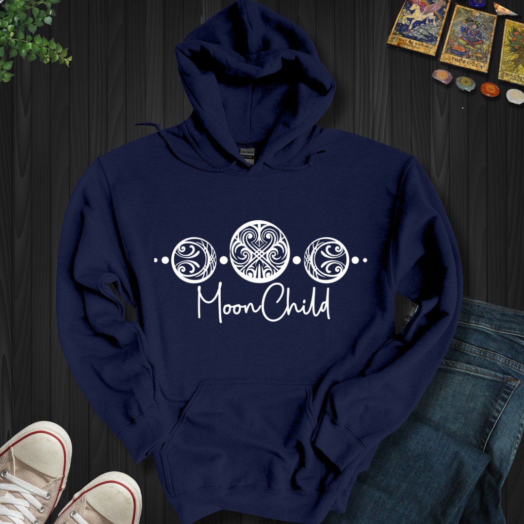 Triple Moon Goddess Hooded Sweatshirt