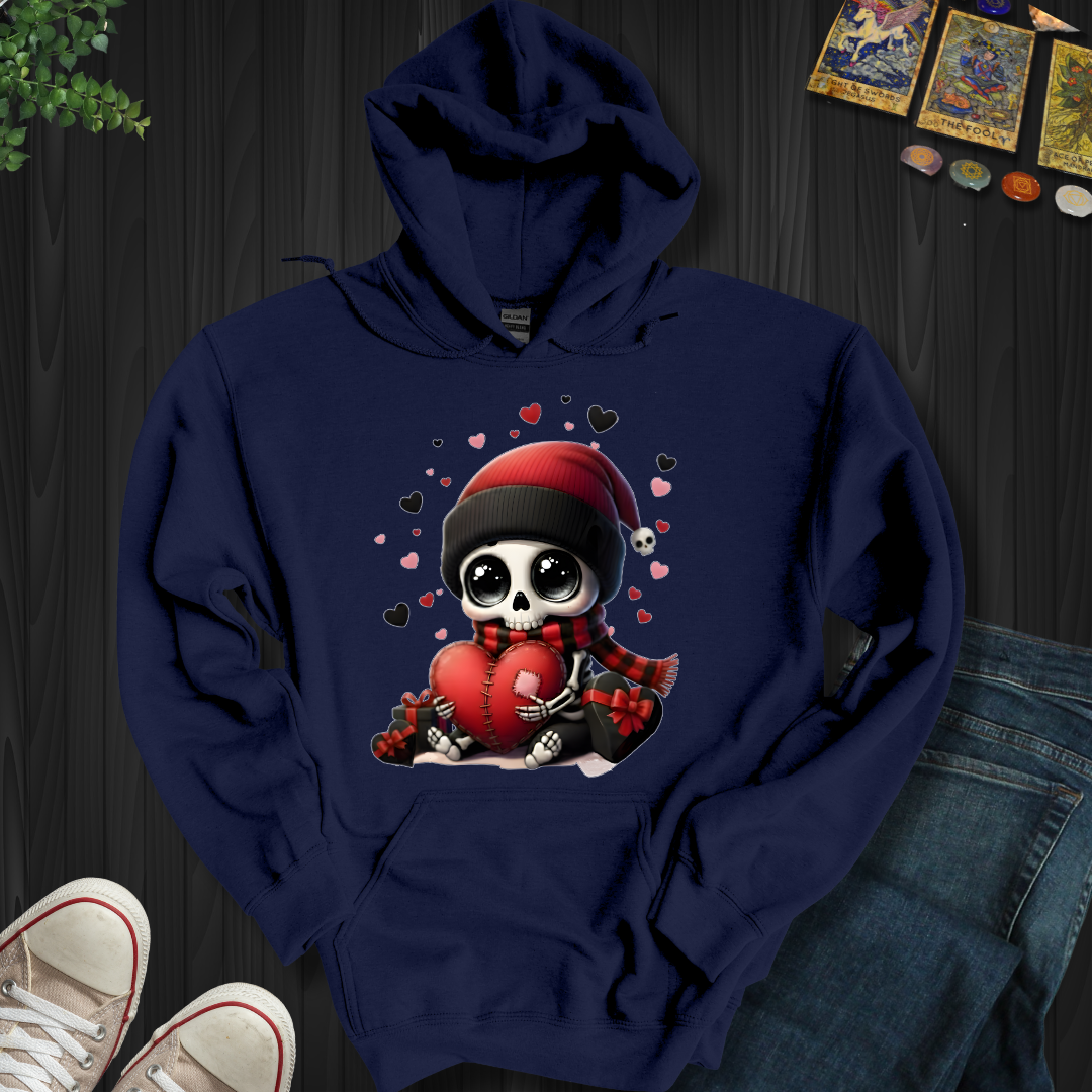 Dead Cute For Valentines Hooded Sweatshirt