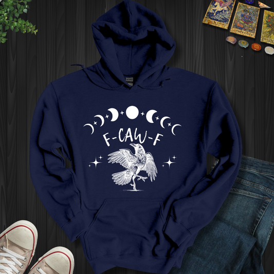 Gothically Yours: Raven in Rebellion Hooded Sweatshirt