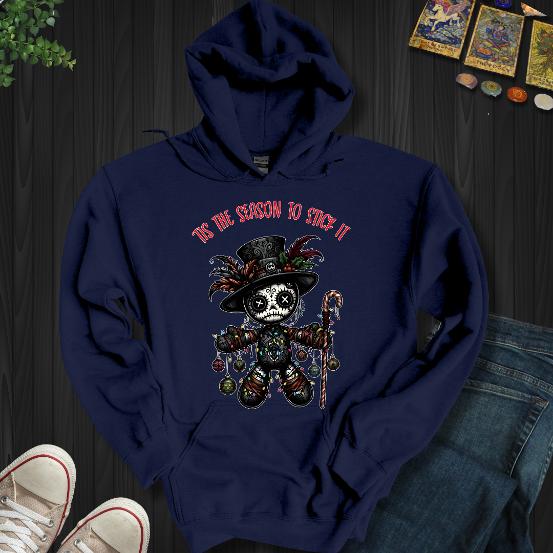 Tis The Season Voodoo Doll Hooded Sweatshirt