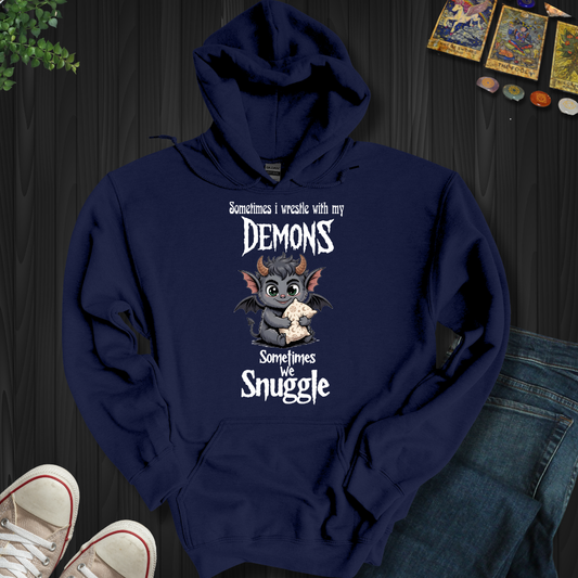Snuggle Demon Hooded Sweatshirt