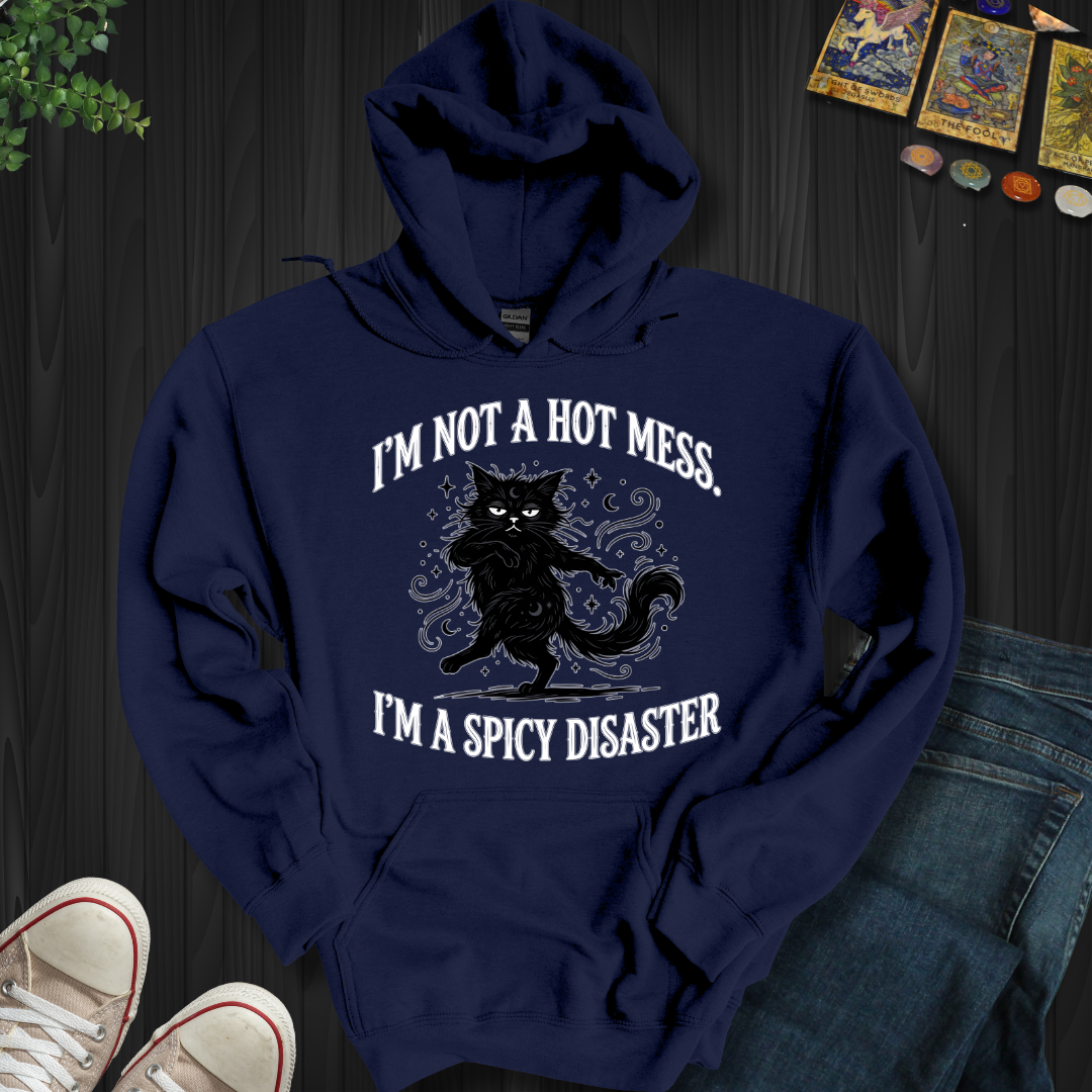 I'm Not A Hot Mess Hooded Sweatshirt