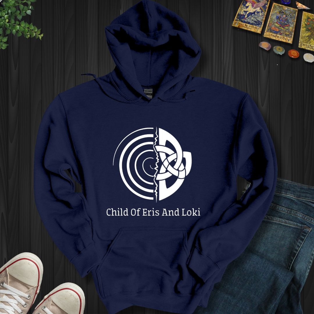 Child Of Eris And Loki Hooded Sweatshirt