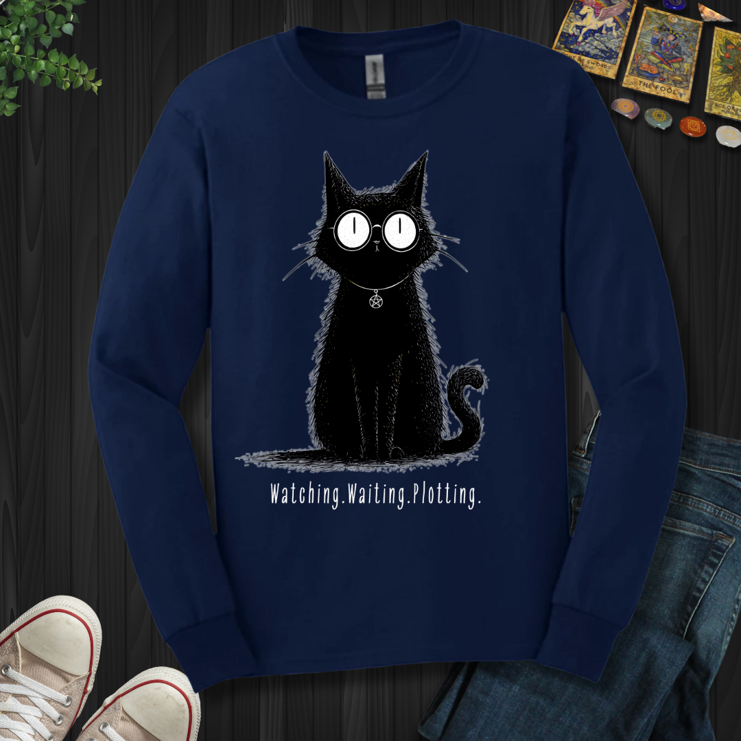 Watching. Waiting. Plotting Long Sleeve Tee