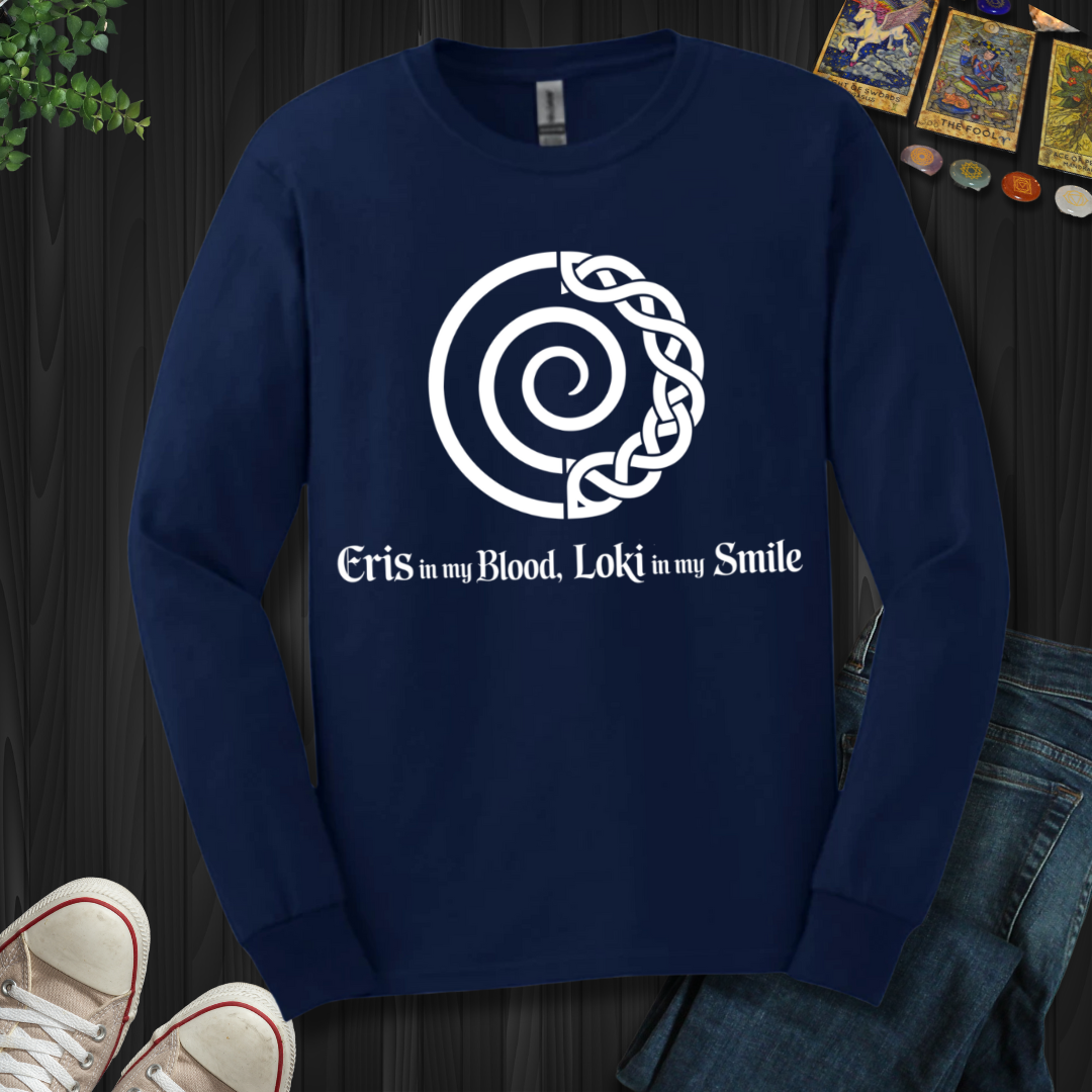 Eris In Blood, Loki In Smile Long Sleeve Tee