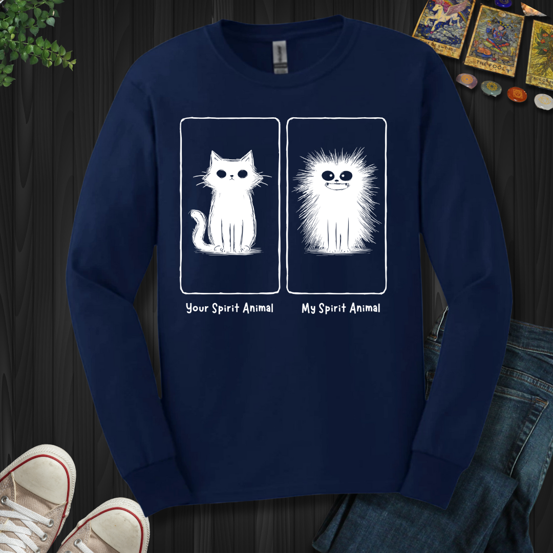 Your Spirit Animal vs. My Spirit Animal Long Sleeve Tee