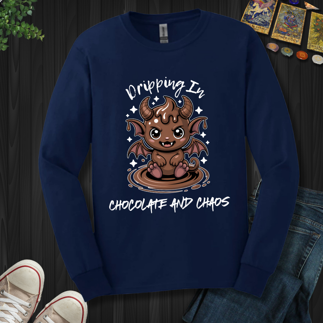 Dripping In Chocolate And Choas Long Sleeve Tee