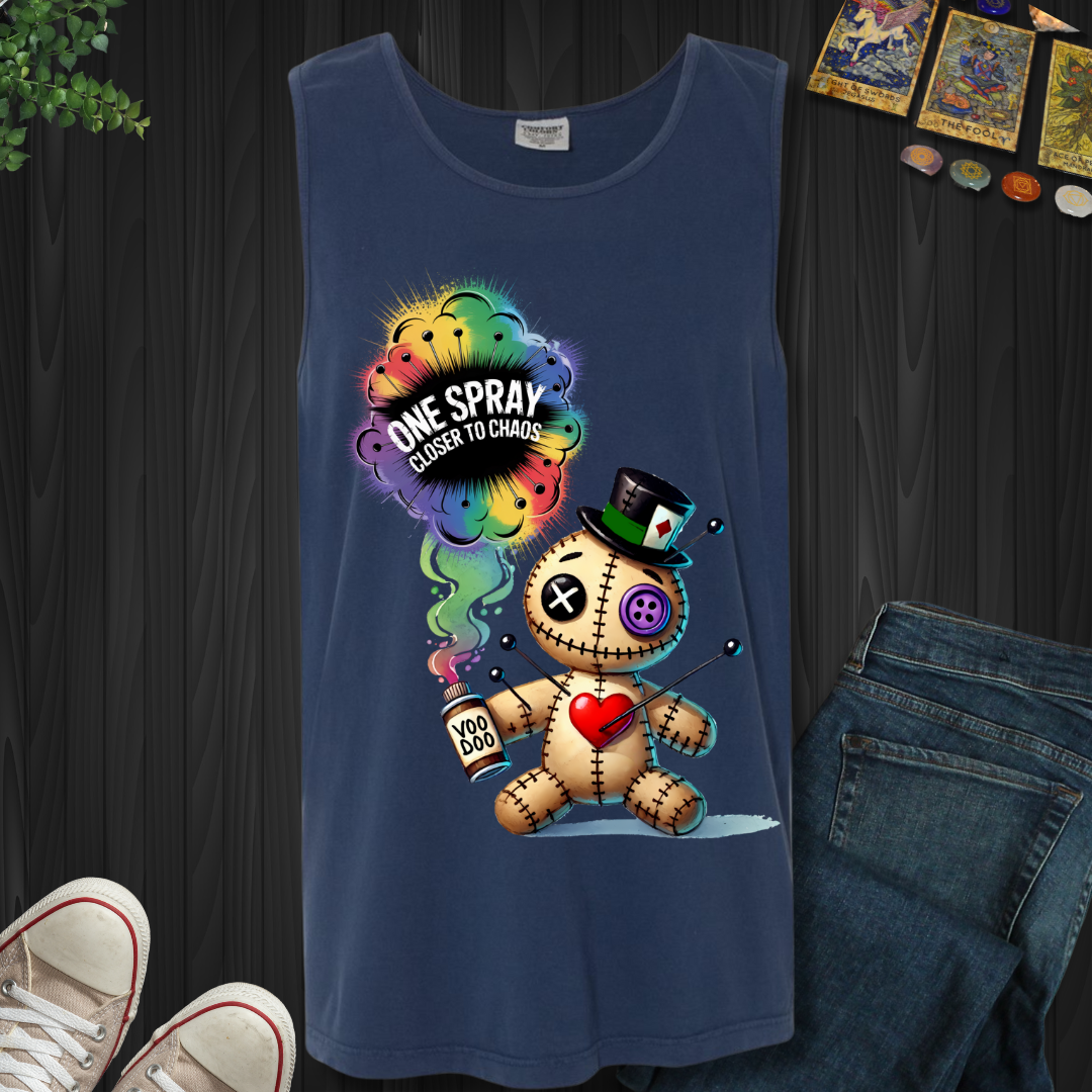 One Spray Closer To Chaos Tank Top
