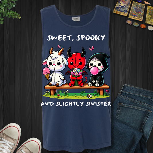 Sweet, Spooky and Slightly Sinister Tank Top