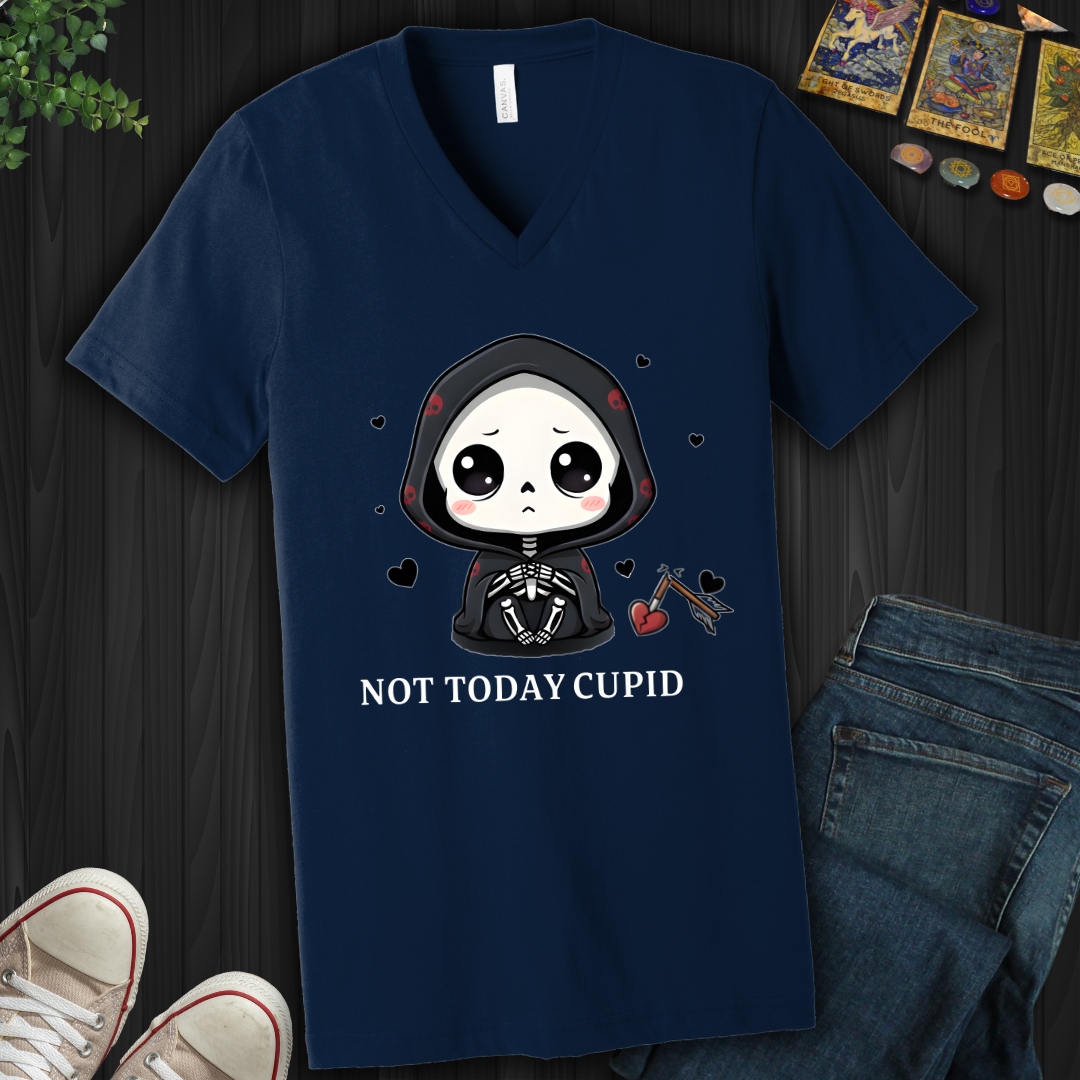 Not Today Cupid V-Neck Tee