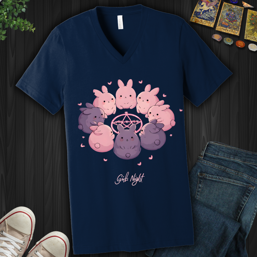 Girls Night V-Neck Tee
