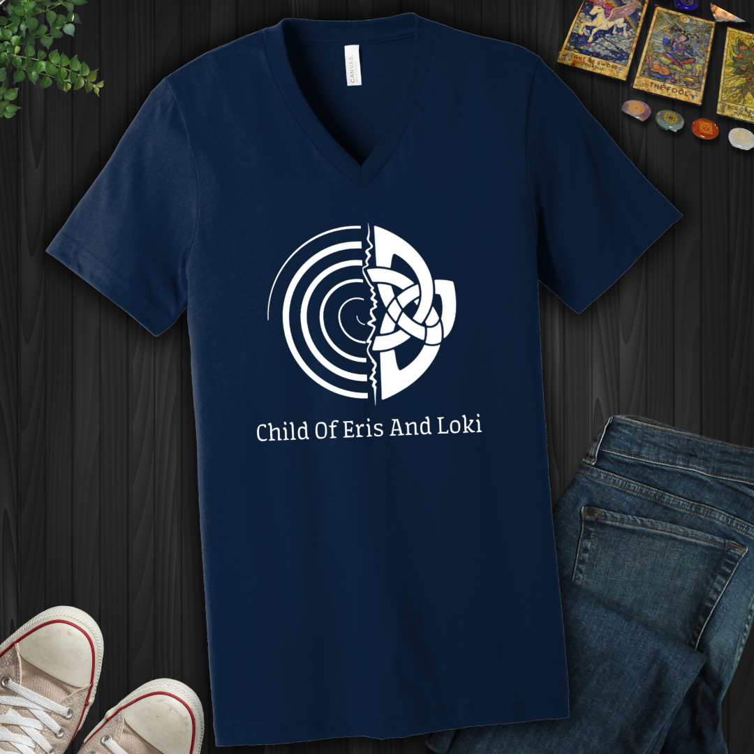 Child Of Eris And Loki V-Neck Tee